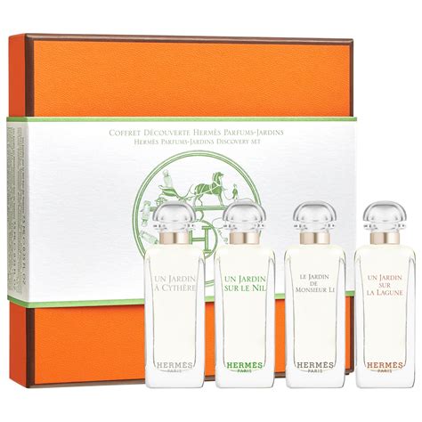 hermes garden perfume collection|hermes fragrance discovery set.